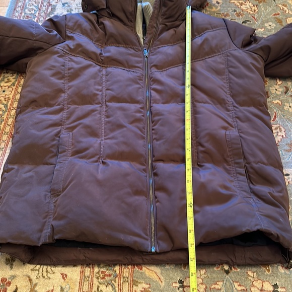 Coldwear Singapore brown men jacket coat removable hood zipper down feathers - Picture 9 of 11